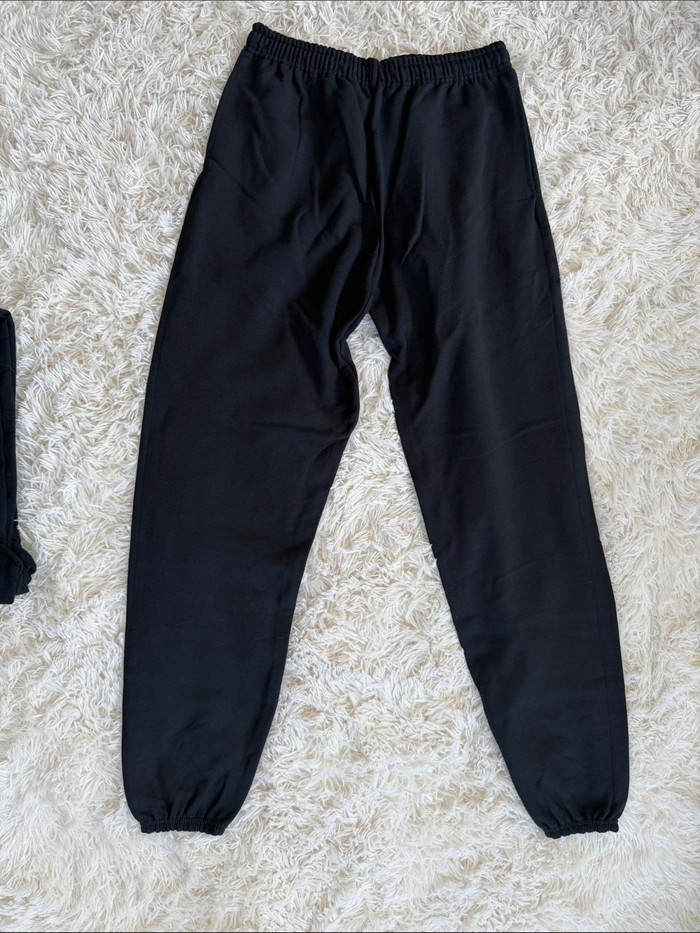 Lot of 3 Jerzees Black Elastic Waist and Legs Sweatpants Size Small NWOT